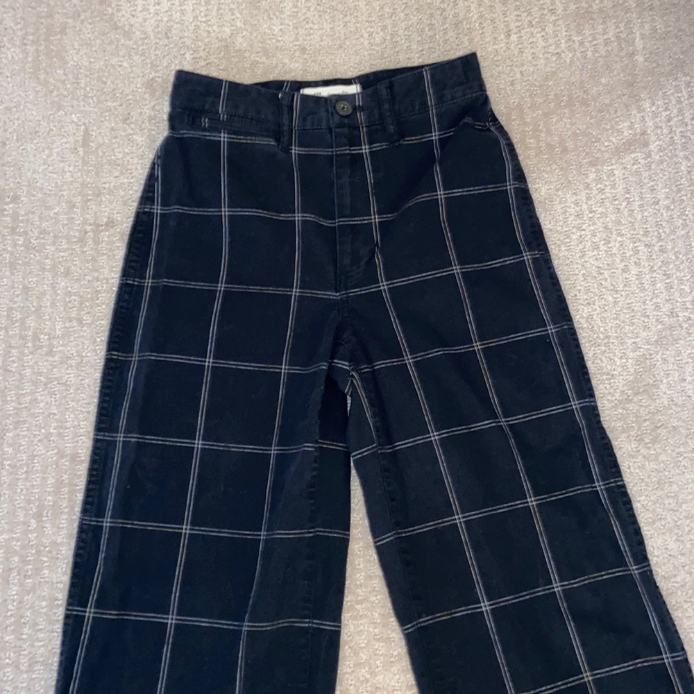Madewell Windowpane Cropped Pants - Size 23